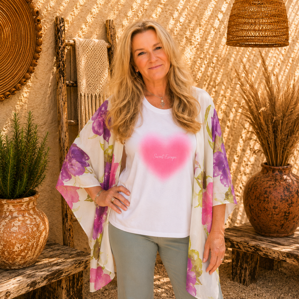 Boho rebel top Flower