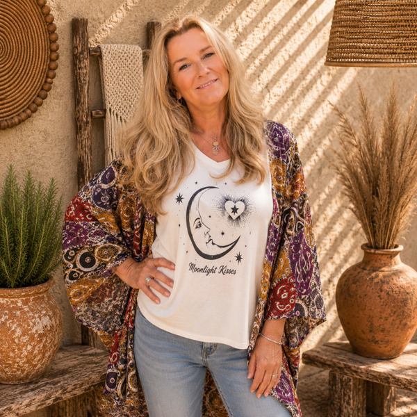 Boho rebel top