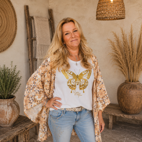 Boho rebel top Demi