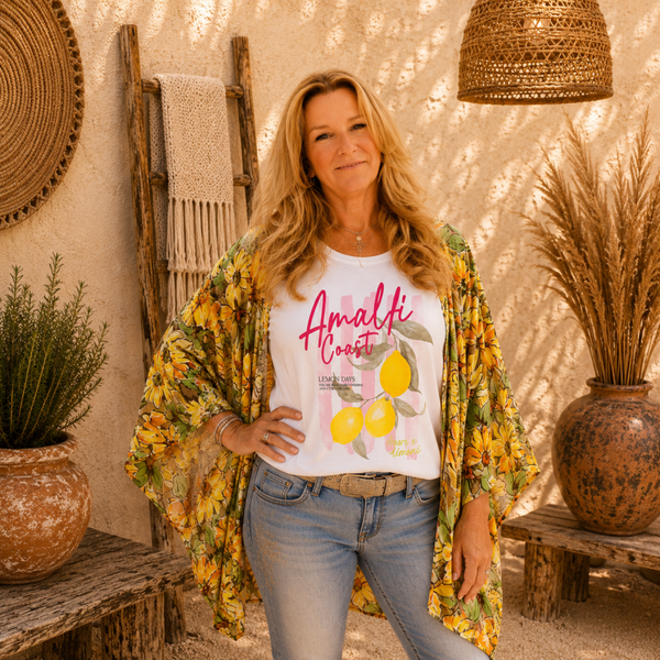 Boho rebel top Lemon