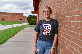 Palmetto Mustangs Flag Block Letter Apparel