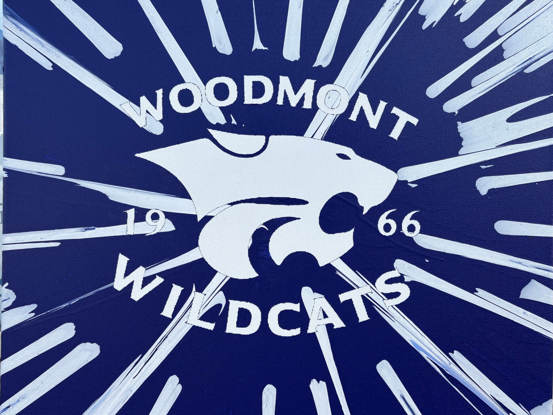 Woodmont Wildcats Logo Canvas