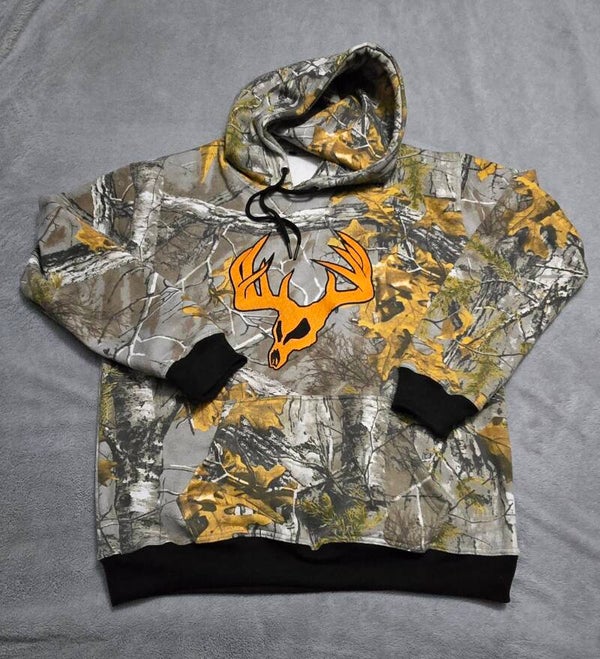 Embroidered Deer Heavy Cotton Performance Hoodie