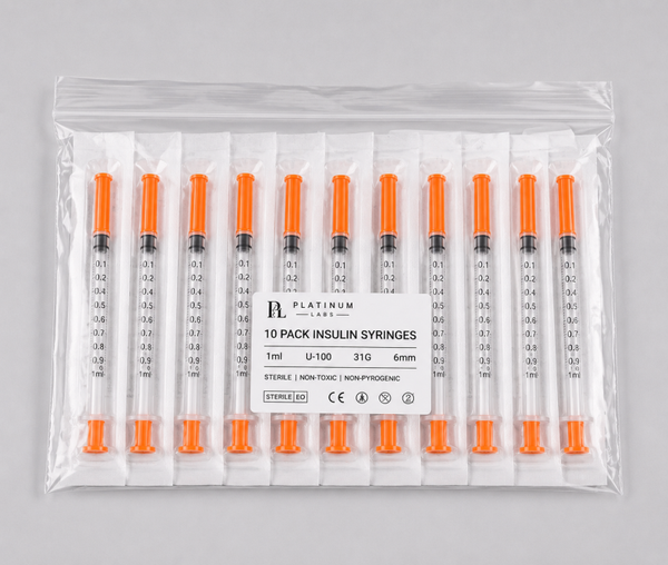 10 pack 1ml Insulin Syringe