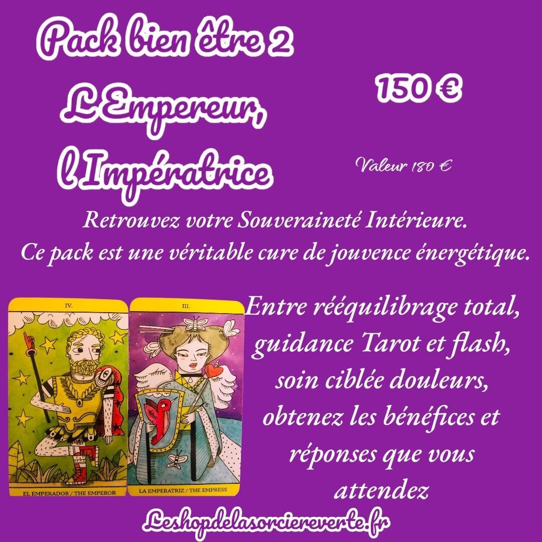 PACK 2 L'EMPEREUR / L'IMPERATRICE