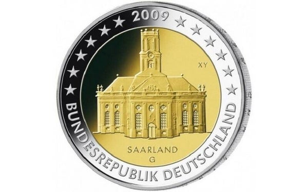 2 EURO DUITSLAND 2009 SAARLAND