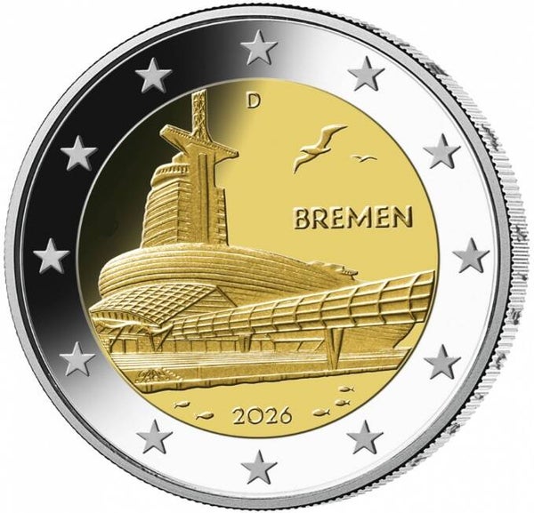 2 EURO DUITSLAND 2026 BREMEN