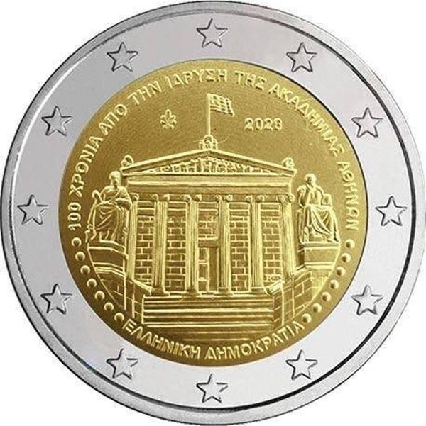 2 EURO GRIEKENLAND 2026 ACADEMIE VAN ATHENE