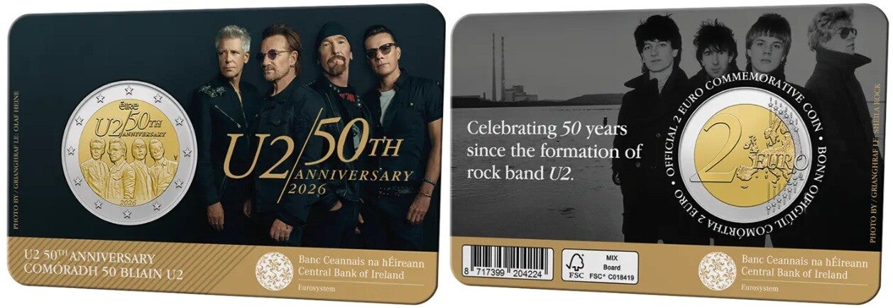 2 EURO IERLAND 2026 U2