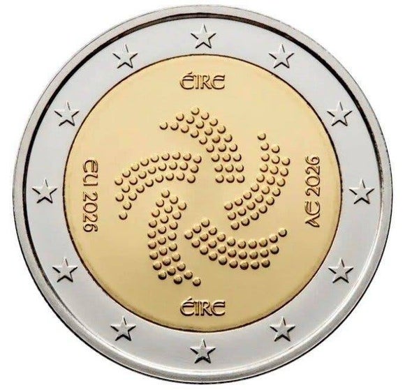 2 EURO IERLAND 2026 VOORZITTER EU