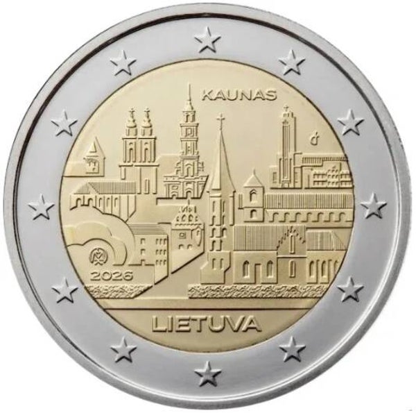 2 EURO LITOUWEN 2026 STAD KAUNAS