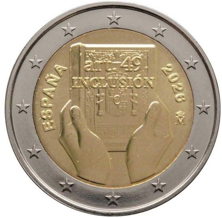 2 EURO SPANJE 2026 HERZIENING GRONDWET
