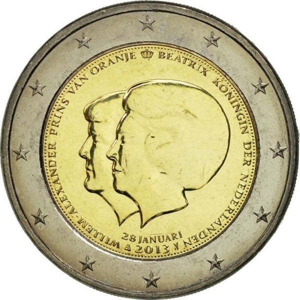 2 EURO NEDERLAND 2013 TROONWISSELING