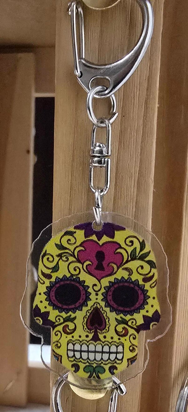 Porte-clé tête de mort