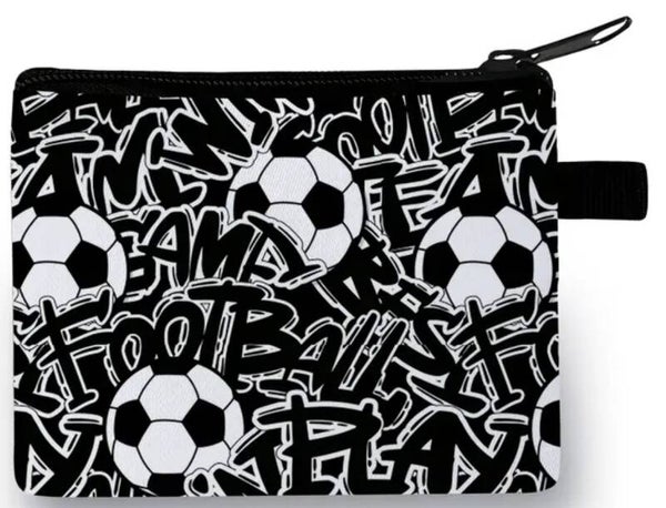 Porte-monnaie "Foot" : Noir ou Bleu