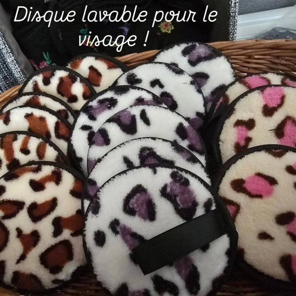 Disque visage lavable