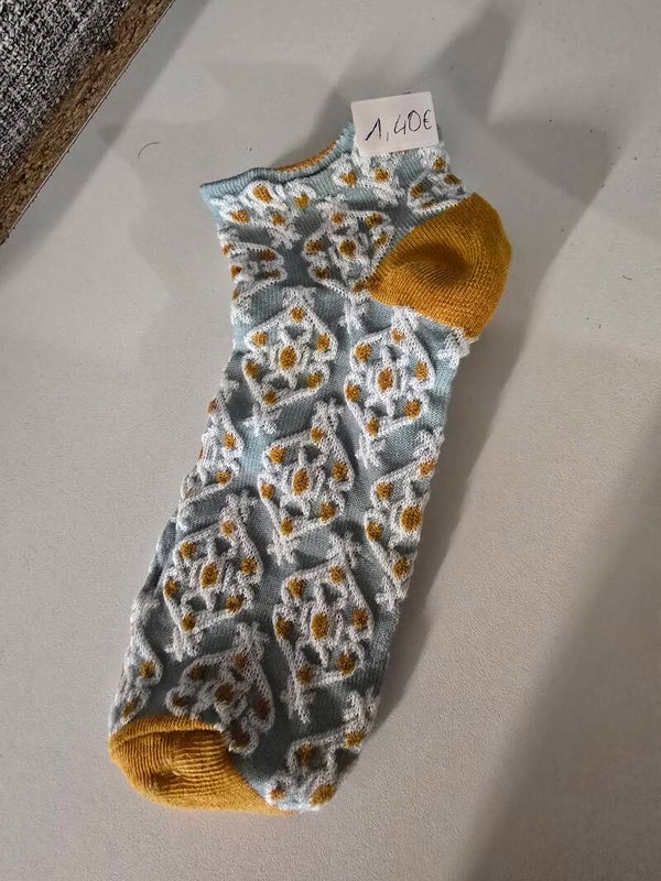 Socquettes floral vintage