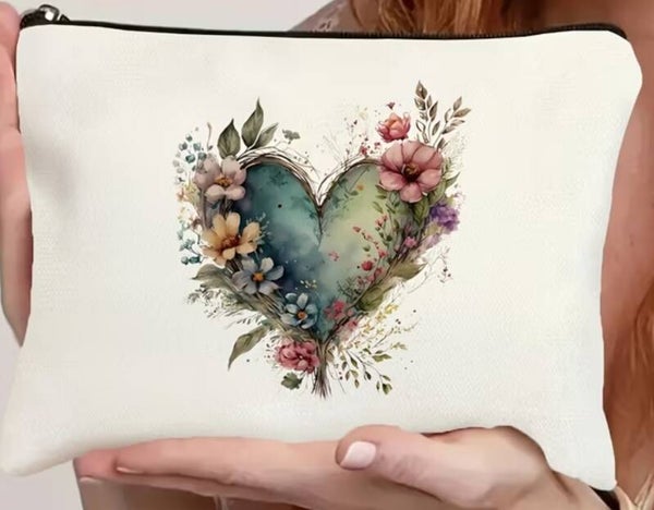 Trousse maquillage "coeur"