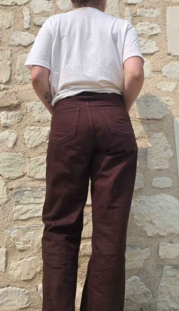 Pantalon Jeans Marron