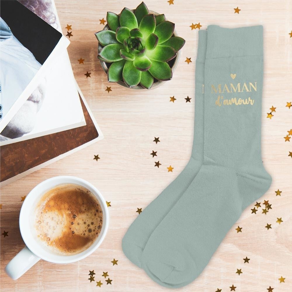 CHAUSSETTES "MAMAN D'AMOUR"