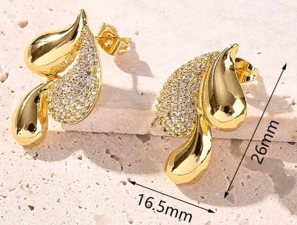 Boucles d'oreilles goutte d'eau