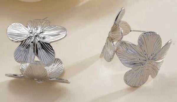 Boucles d'oreilles fleurs