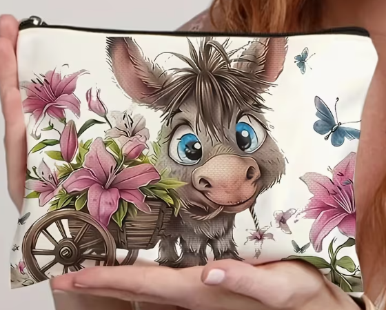 Trousse à maquillage ou autre "Âne"