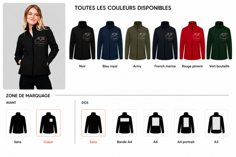 Softshell Race Femme
