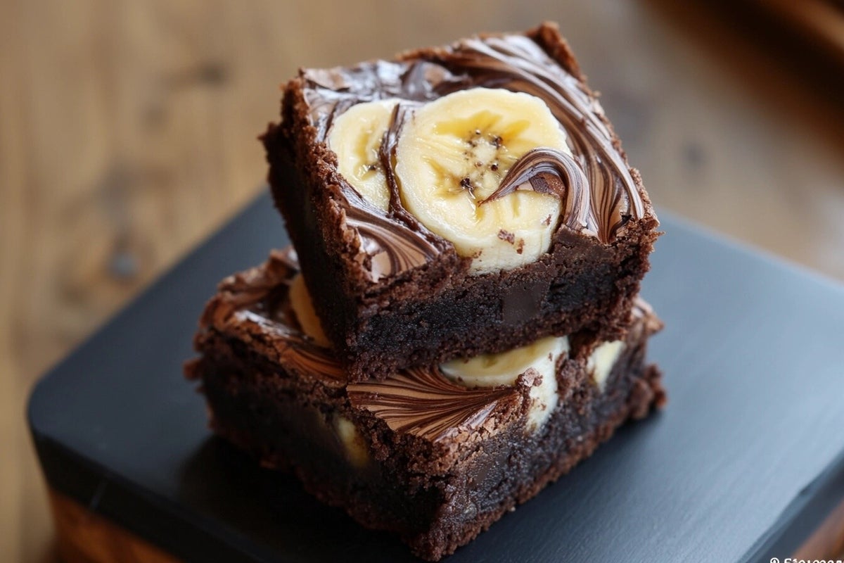 Gluten-Free Banana Bread Brownies / Recipes | Petley Grain