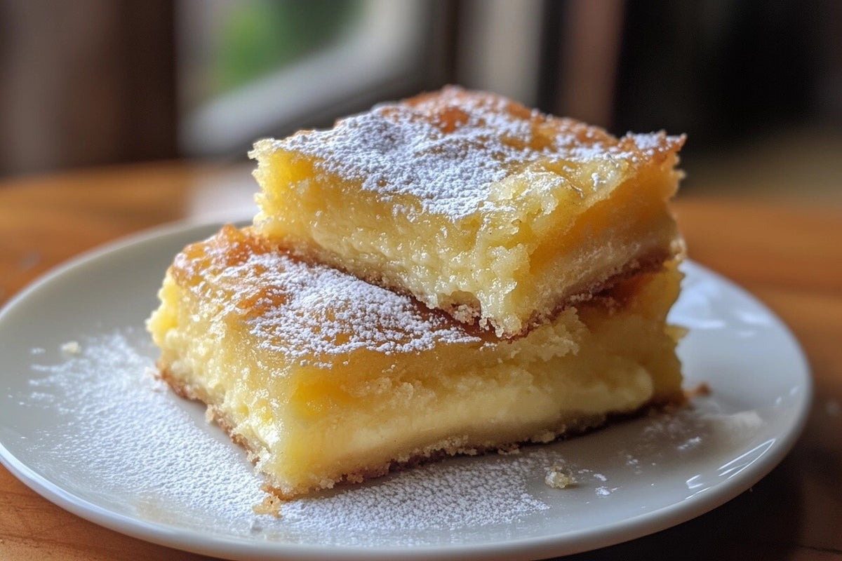 Gluten-Free Ooey Gooey Butter Cake / Recipes | Petley Grain