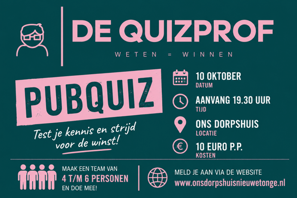 Pubquiz 10 oktober 2026