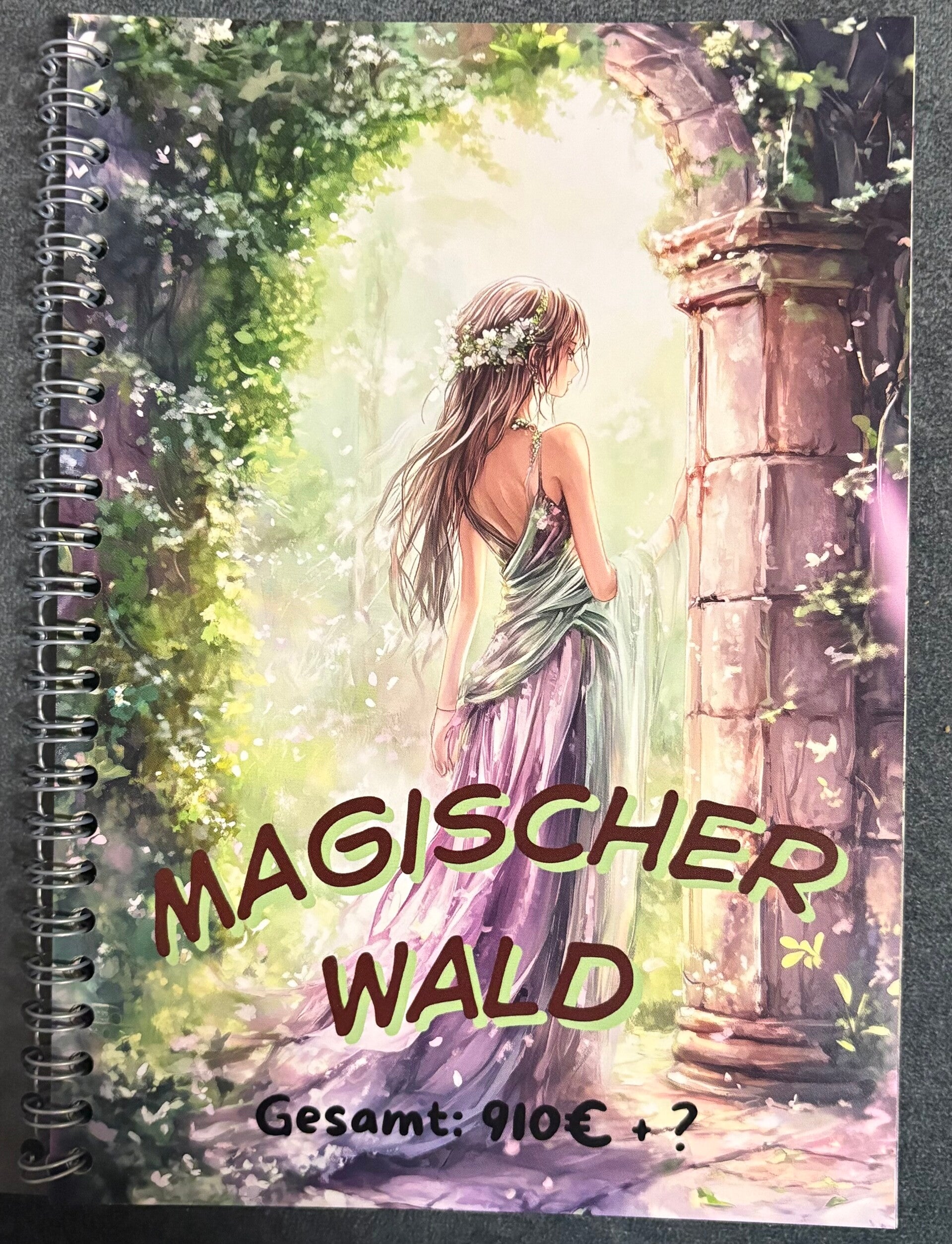 Magischer Wald Sparbuch A5