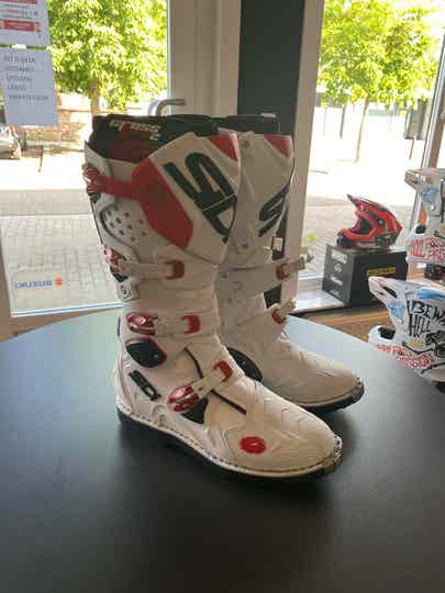 Sidi boots, wit-rood, maat 45