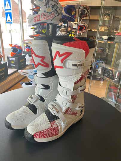 Alpinestars, rood-wit, maat 45