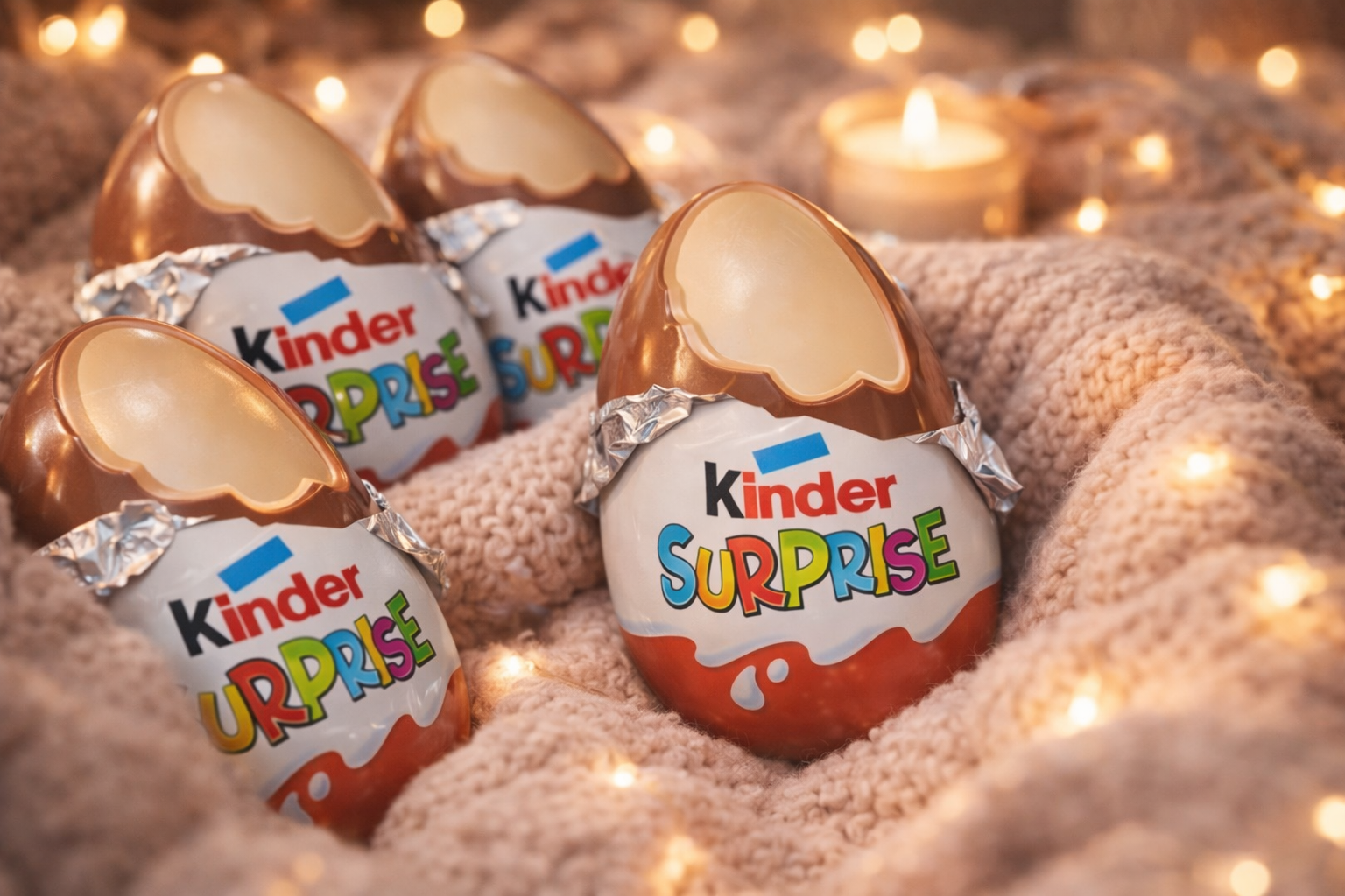 Fondant kinder surprise