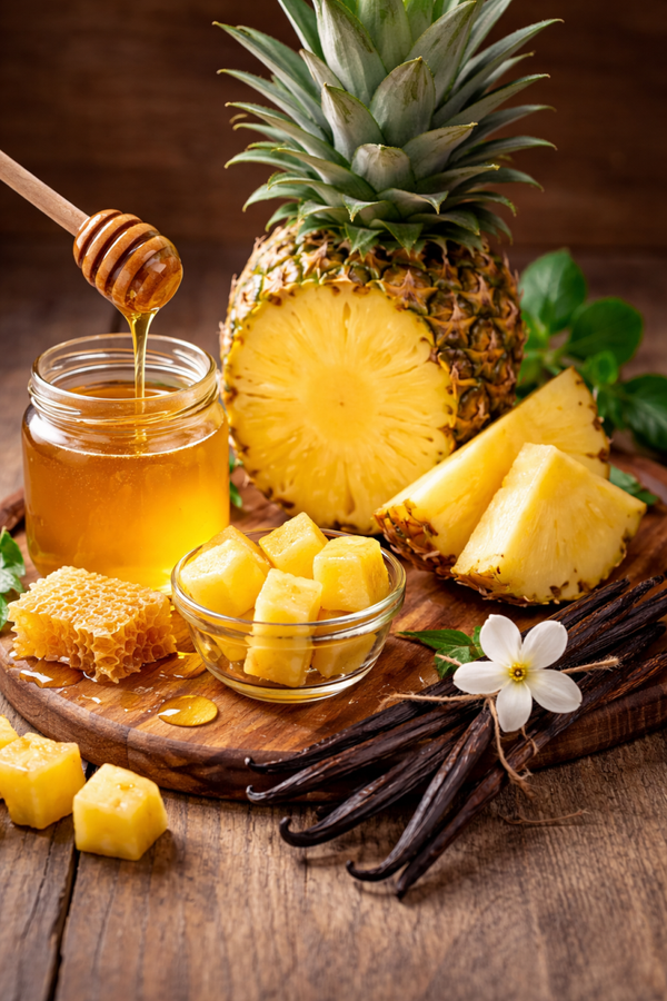 Fondant Ananas vanille miel