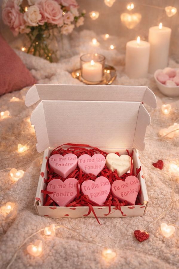 Coffret tu me fais fondre - 6 cœurs à faire fondre ♥️