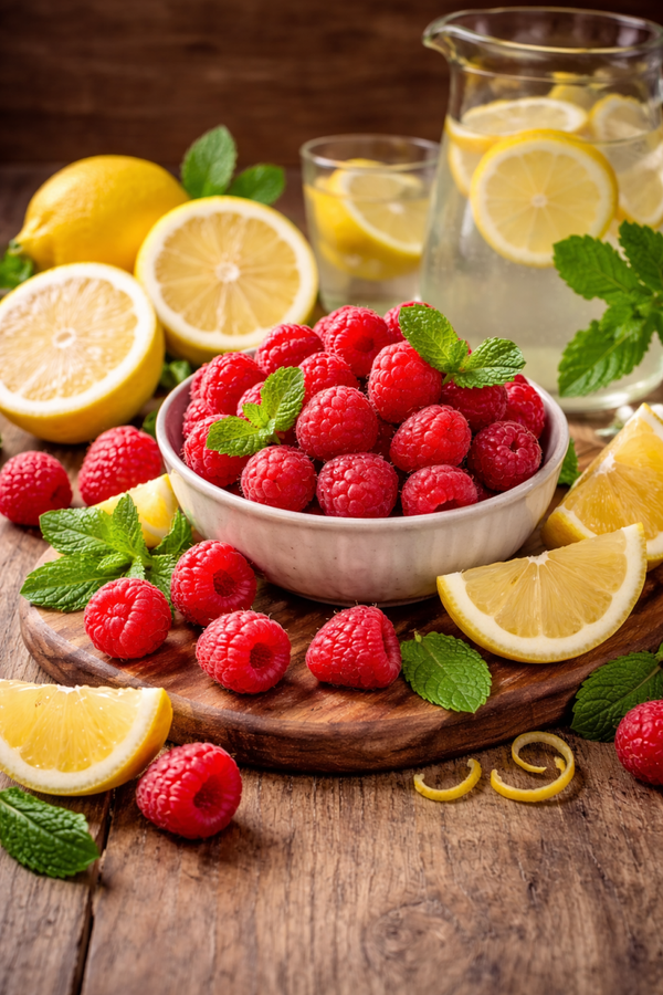 Fondant framboise citron