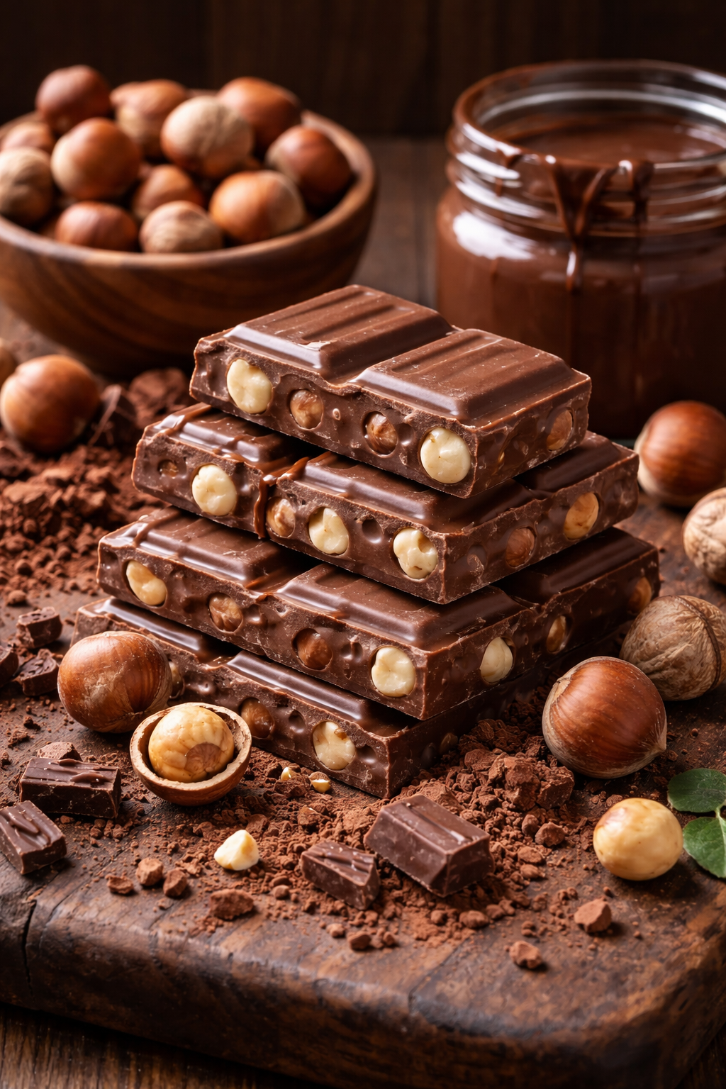 Fondant chocolat noisette