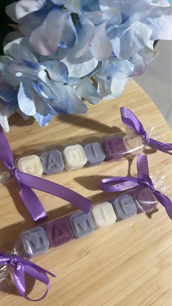 Inscription fondants parfumés "Mamie ❤️"