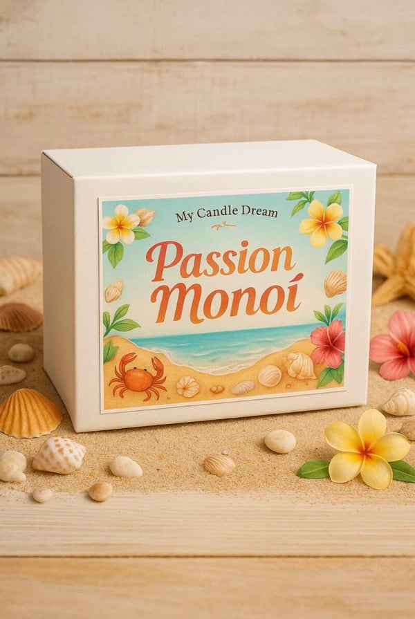Laissez-vous transporter vers une destination paradisiaque avec ce coffret composé de 7 fondants parfumés aux senteurs envoûtantes de Monoï 🌴☀️