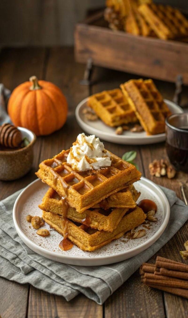 Fondant gaufre citrouille pécan
