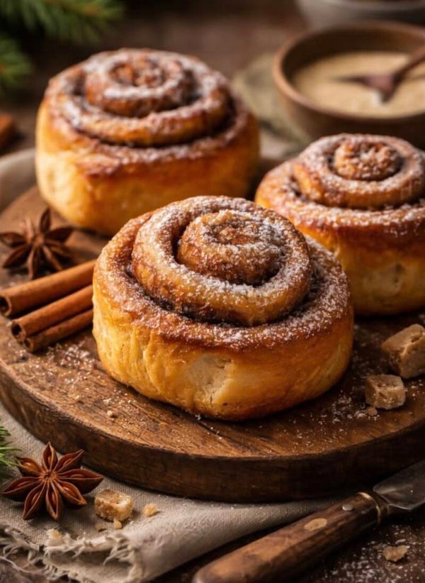 Fondant cinnamon rolls
