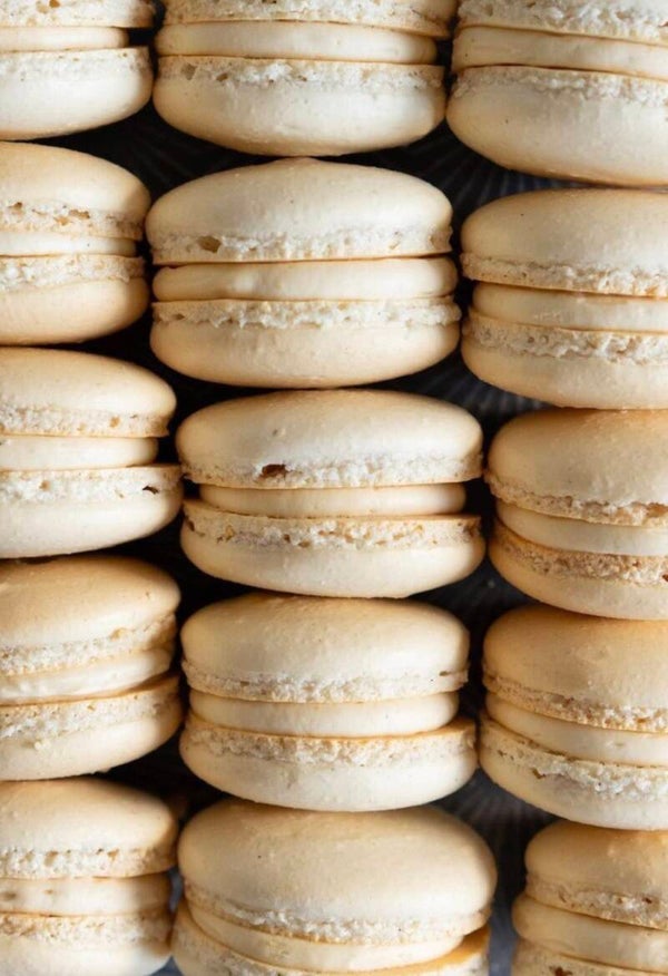 Fondant macaron vanille