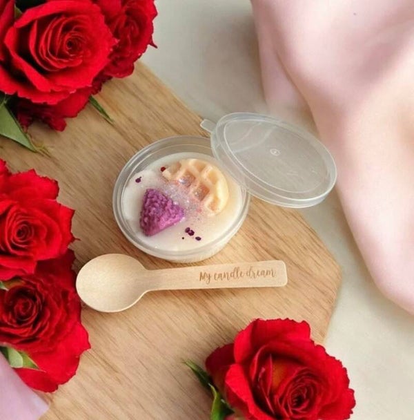 Fondant à la cuillère : mûre myrtille