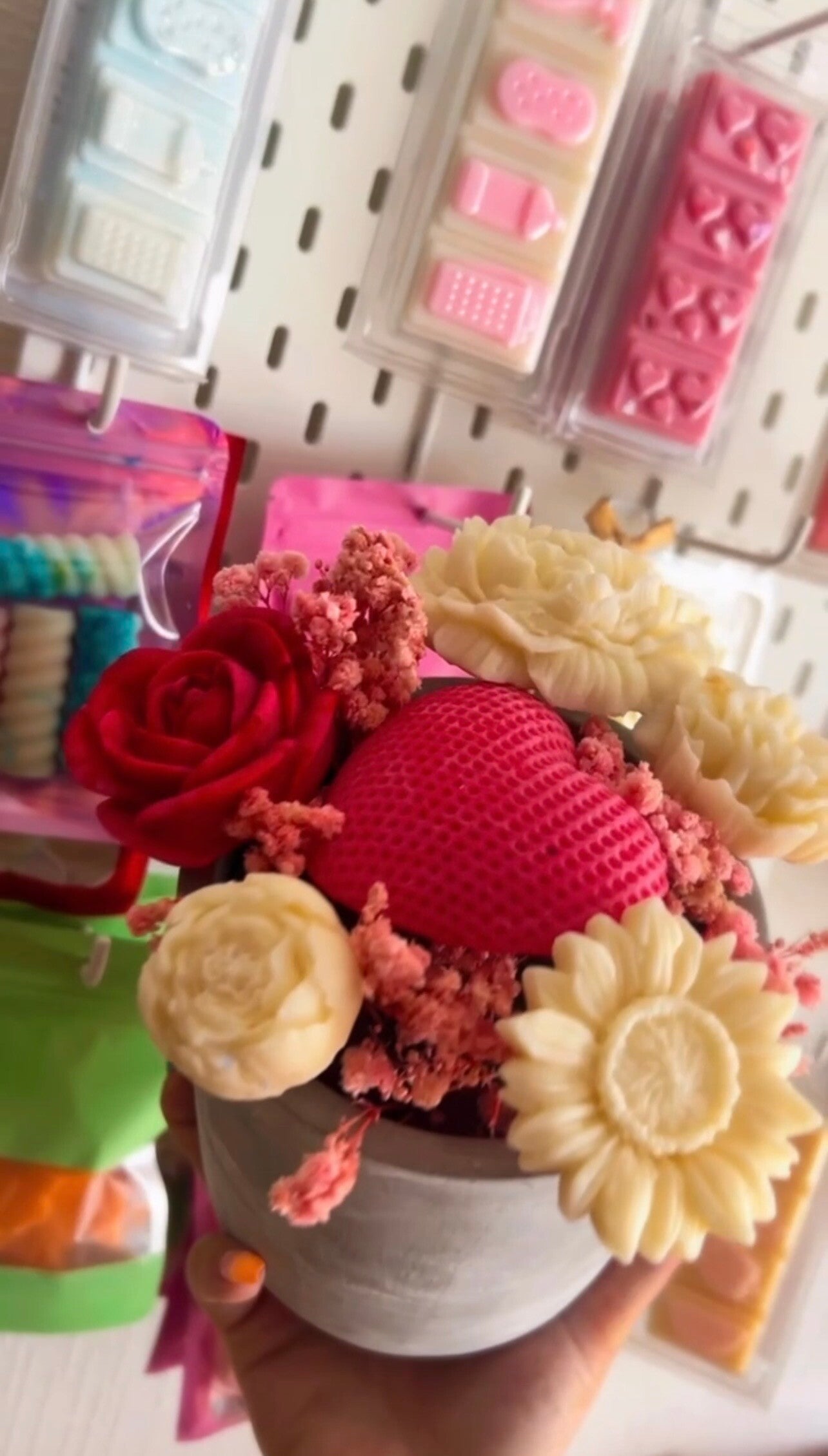 Bouquet de 6 fleurs éternelle