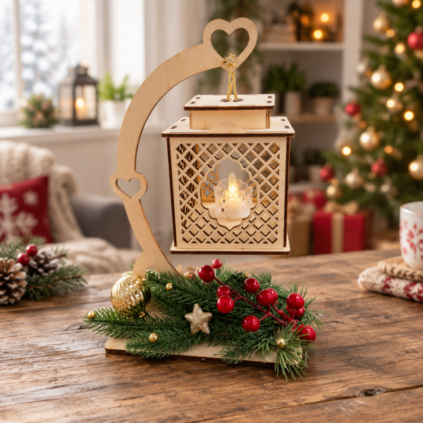 Tischdeko Weihnachten Laterne
