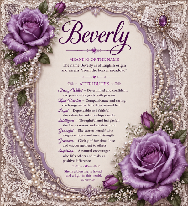 Personalized Meaning of Name Plaque