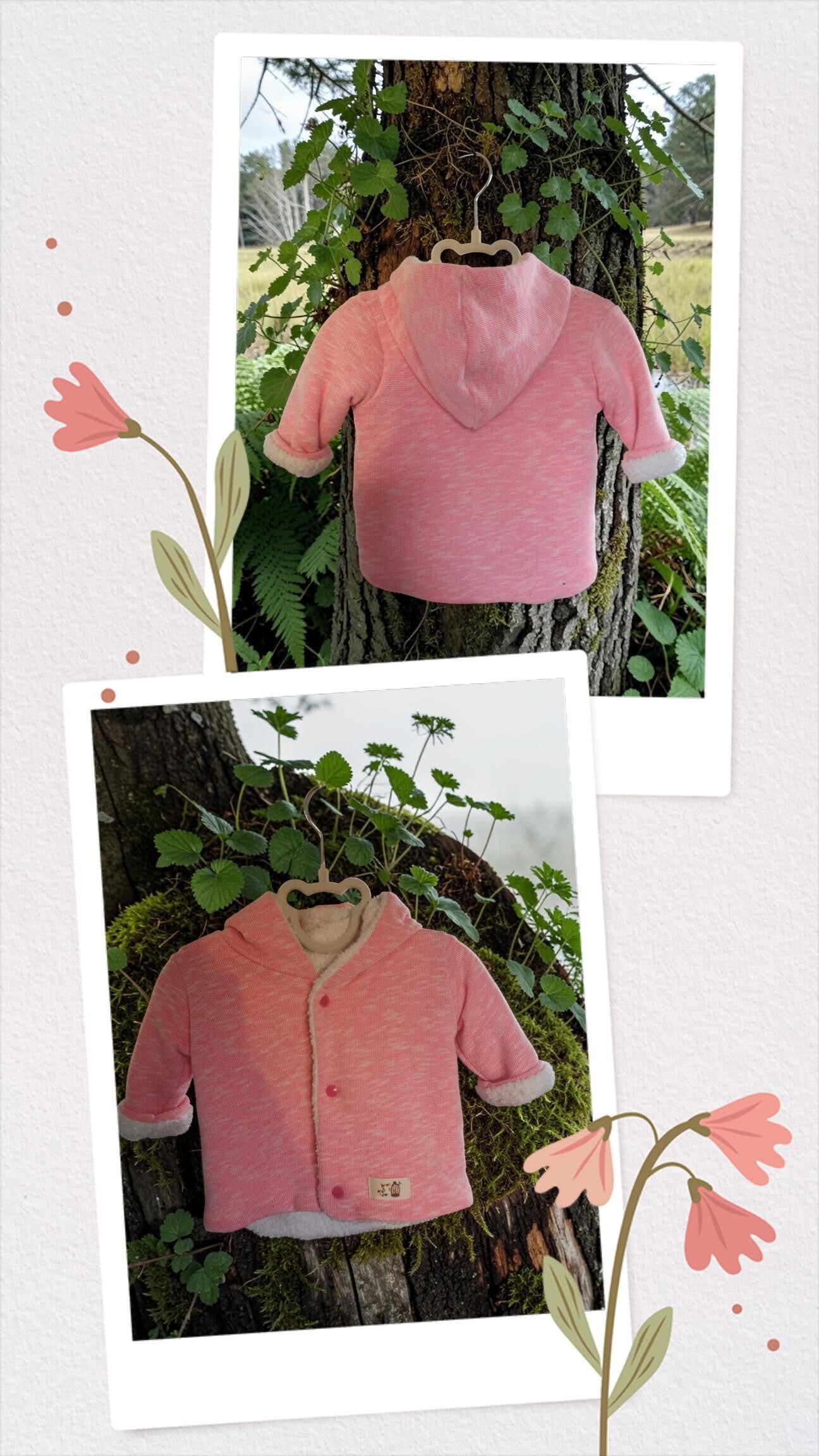 Veste à capuche doublée sherpa