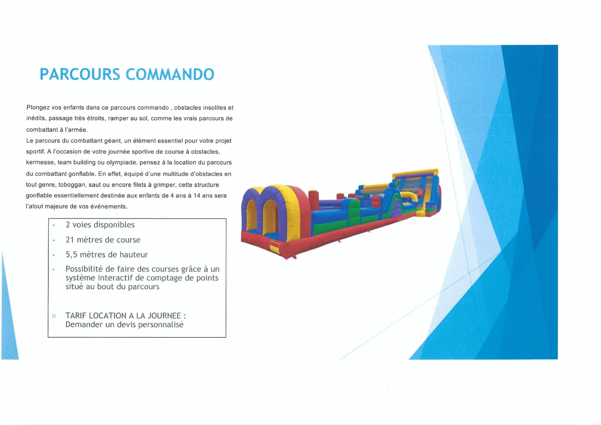 Le parcours commando